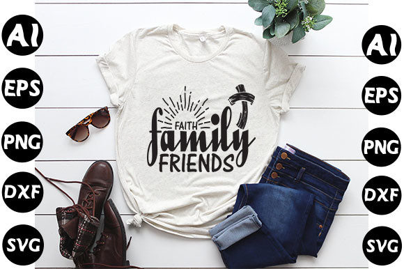 Christan Quote Design, Faith Family Frie Review for Real Projects