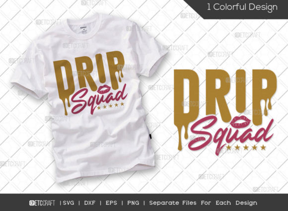 Drip Squad SVG Cut File Happy Birthday Review