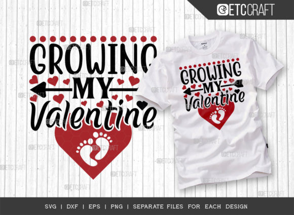Growing My Valentine SVG Cut File Mate