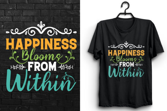 Happiness Blooms from Within: A Thoughtful Embroidery Design for Real Projects