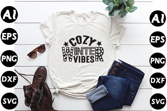 Winter Quote Design, Cozy Winter Vibes